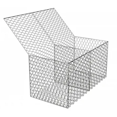 Габион двойного кручения коробчатый дорожный оцинкованный (Ц) ГСИ-К 60х80 (С60) 1,5х1х1х2,4 мм 1,5 м3 ГОСТ Р 52132-2003