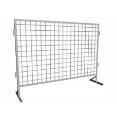 Защитное ограждение мобильное оцинкованное эмалированное (ЦП RAL) 2550х400х1300х3,8х100х100 мм